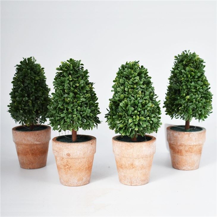 15CM ARTIFICIAL TOPIARY IN POT