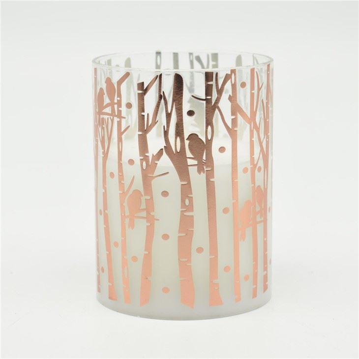 CHRISTMAS LED CANDLE WITH PATTERN