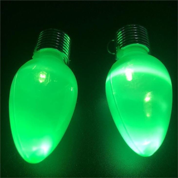 RED BULB FLASHING EARRING