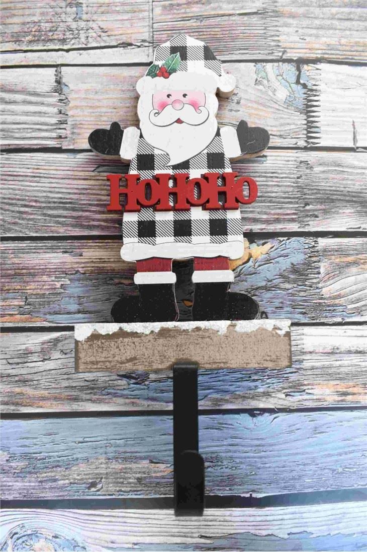 CHRISTMAS SNOWMAN WOODEN BOARD HOOK