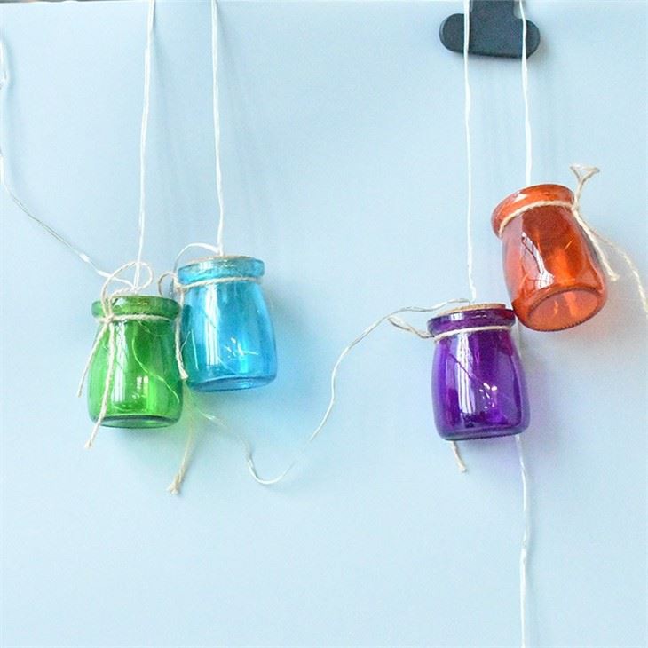 LIGHTS IN GLASS JARS