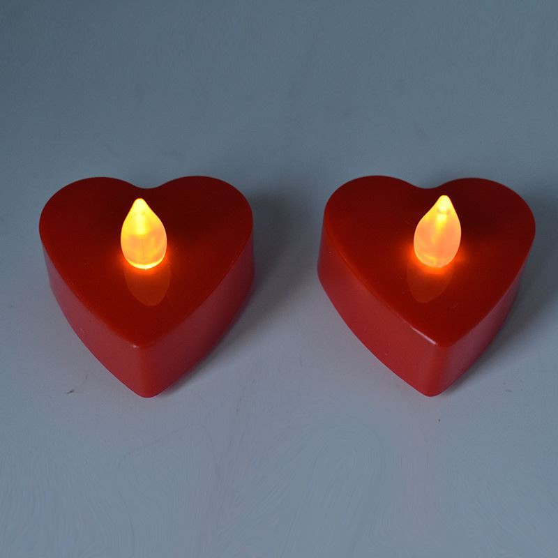 HEART-SHAPED LED TEALIGHTS