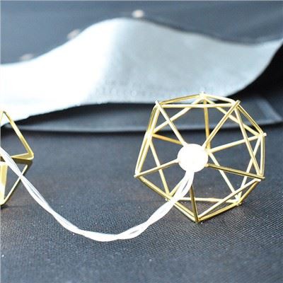10 LED METAL GEOMETRIC STRING LIGHTS