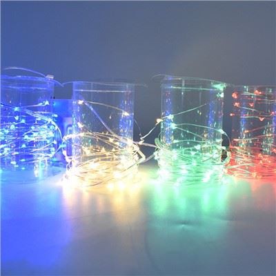 60 SILVER LED COPPER STRING LIGHTS