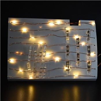 TRANSPARANT PHOTO CLIP LIGHTS