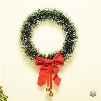 XMAS GARLAND-BOW KNOT 32 CM