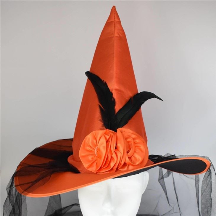 WITCHES HAT WITH FLOWERS