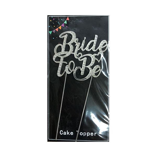 SILVER WEDDING TOPPER