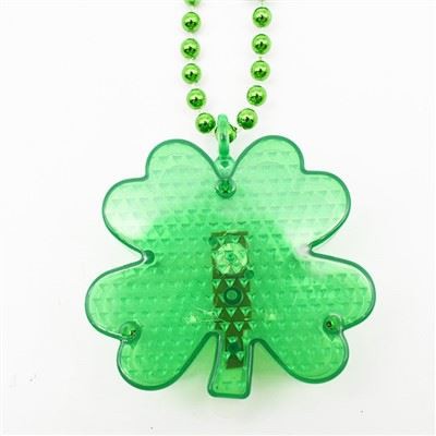 LED SHAMROCK NECKLACE