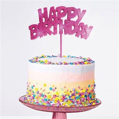 HAPPY BIRTHDAY LED CAKE TOPPER