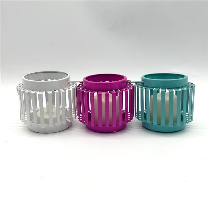 IRON LANTERN CANDLESTICK