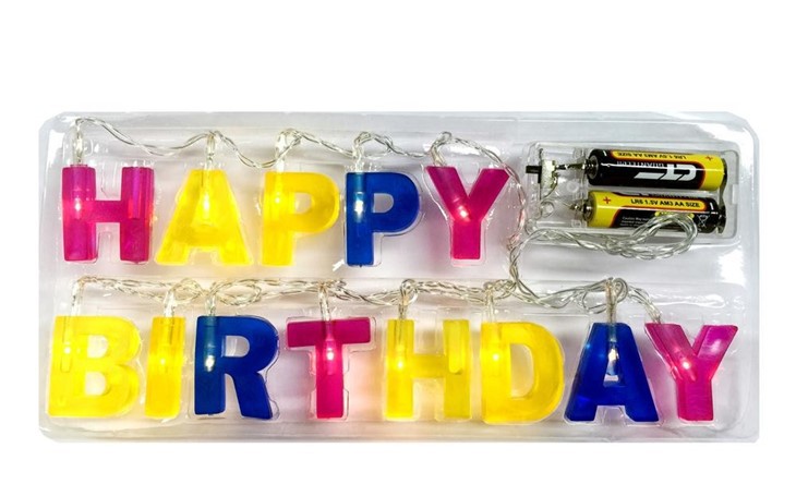 Happy Birthday String Lights