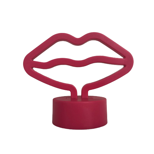 Neon Lip Sign