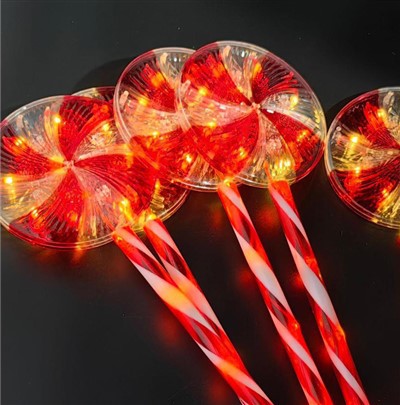 Lollipop christmas lights