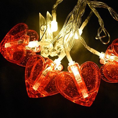 Star Shape Decoration Photo Clip Lights