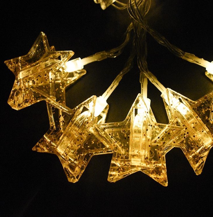 Star Shape Decoration Photo Clip Lights