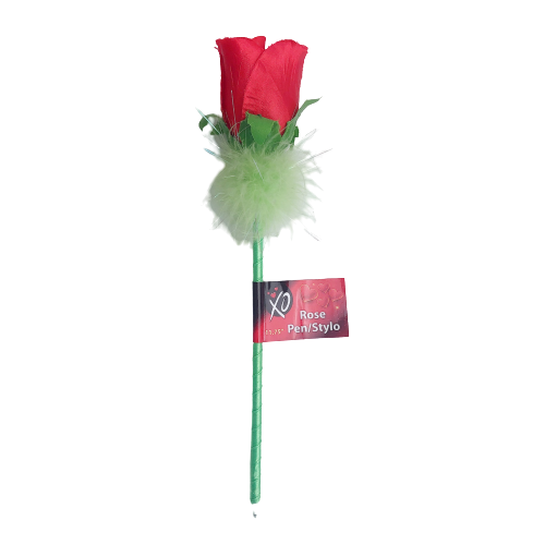 Valentine's Day Rose Plush Ballpoint Pens